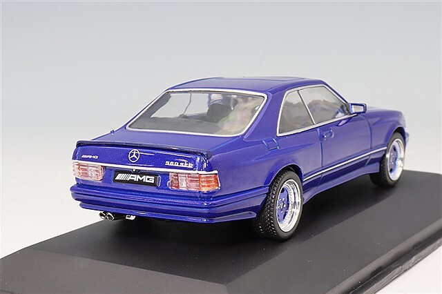 ソリド 1/43 メルセデスベンツ 560 SEC AMG ワイドボディ 1990 ブルー