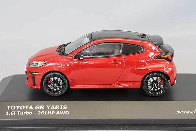 ソリド 1/43 トヨタ ヤリス GR レッド