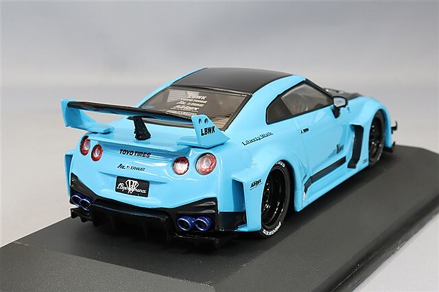 ソリド 1/43 日産 GT-R R35 LBシルエット 2019 ブルー