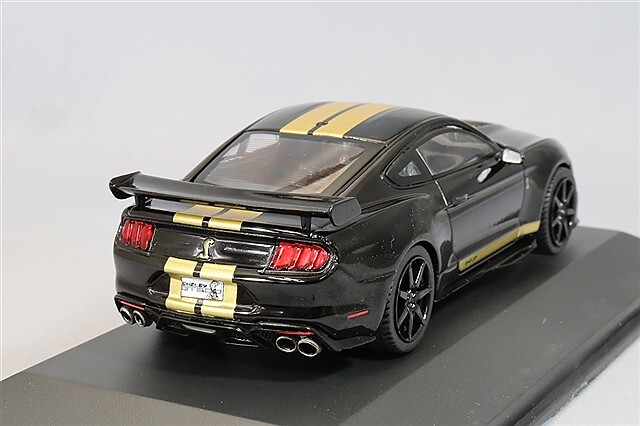 ソリド 1/43 シェルビー マスタング GT500 2020 ブラック/ゴールド 