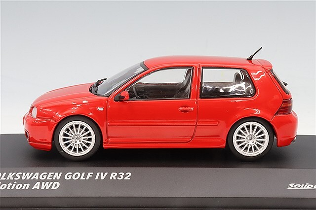ソリド 1/43 フォルクスワーゲン ゴルフ IV R32 2003 レッド