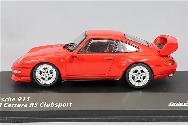 ソリド 1/43 ポルシェ 993 RS クラブスポーツ レッド