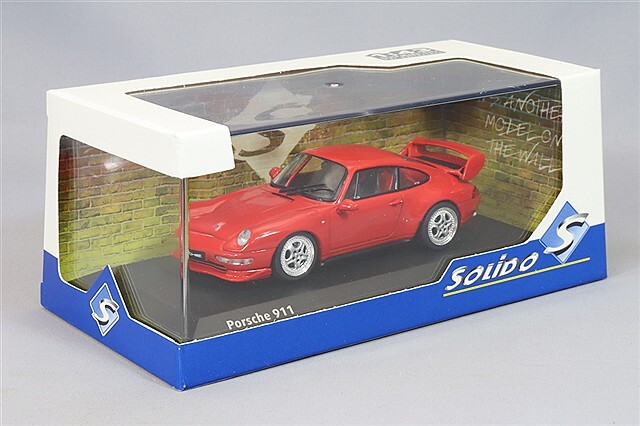 ポルシェ製のソリ ソリド 1/43 ポルシェ 993 RS クラブスポーツ ブルー