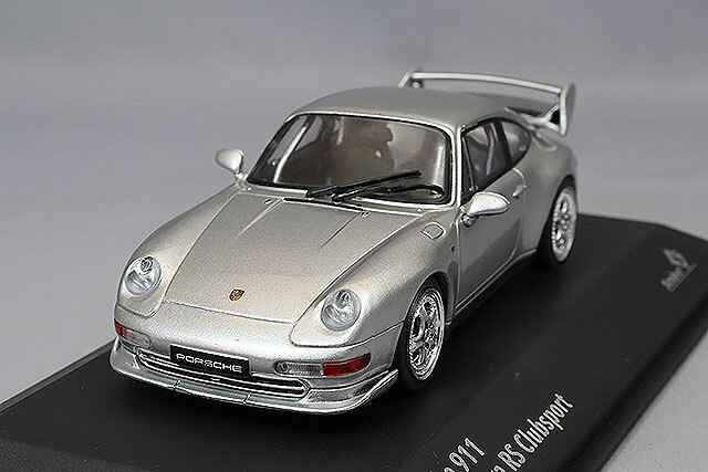 ソリド 1/43 ポルシェ 993 RS クラブスポーツ 1993 シルバー