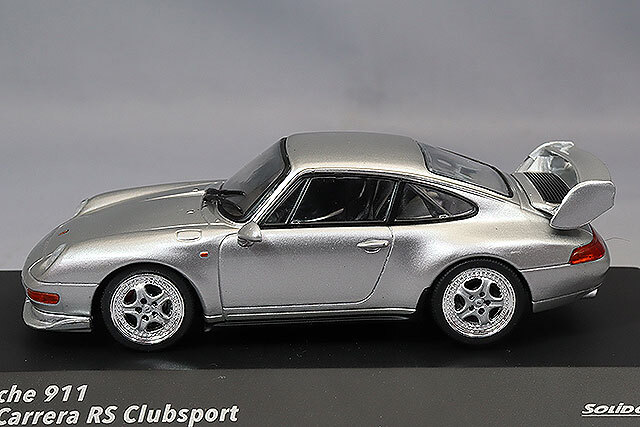 ソリド 1/43 ポルシェ 993 RS クラブスポーツ 1993 シルバー