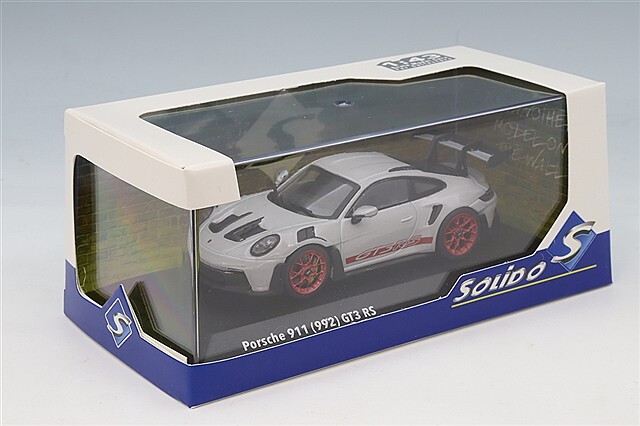 ソリド 1/43 ポルシェ 911 (992) GT3 RS 2023 グレー/レッド