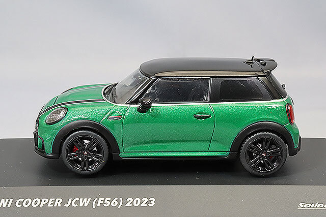 ソリド 1/43 ミニ クーパー ジョン クーパー ワークス 2023 グリーン