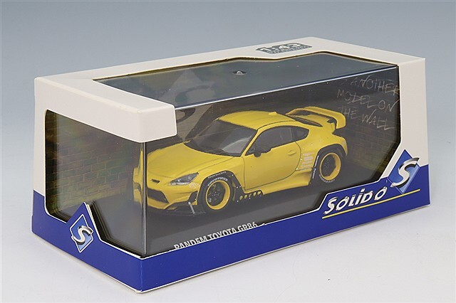 ソリド 1/43 パンデム トヨタ GR86 2022 イエロー
