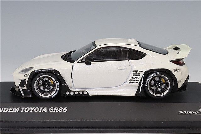 ソリド 1/43 パンデム トヨタ GR86 2022 ホワイト