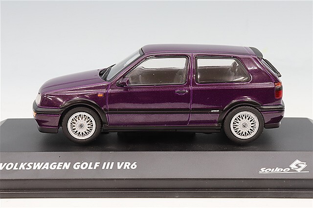ソリド 1/43 フォルクスワーゲン ゴルフ Mk.III VR6 1994 パープル