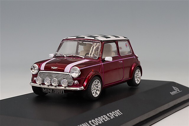 ソリド 1/43 ミニ クーパー スポーツ 1997 パープル