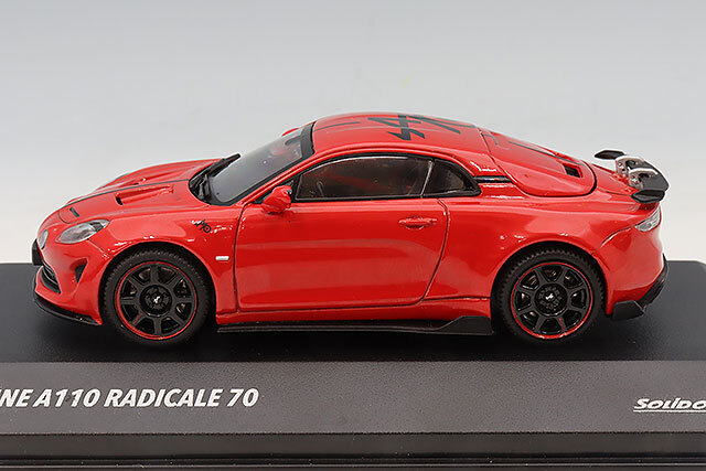 ソリド 1/43 アルピーヌ A110 ラジカル 70 2024 (レッド)
