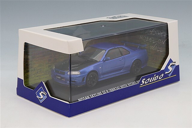 ソリド 1/43 日産 スカイライン GT-R (R34) Z-tune 1999 ブルー