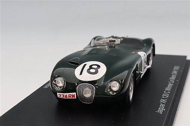 スパーク 1/43 ジャガー XK120C 1953 ルマン24H ウィナー #18 T.ロルト