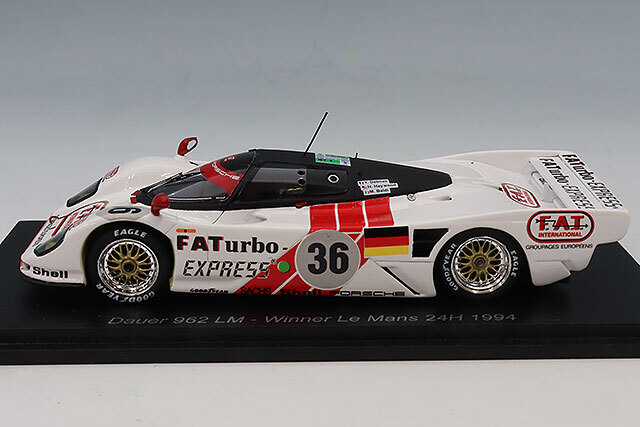 スパーク 1/43 ダウアー ポルシェ 962 LM 1994 ルマン24H ウィナー #36