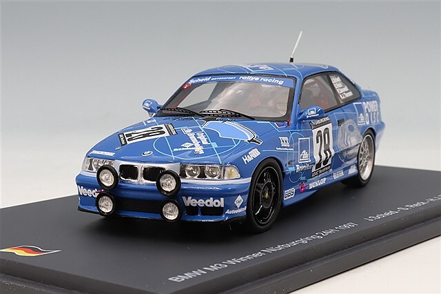 スパーク 1/43 BMW M3 E36 1997 ニュル24H ウィナー #28 J.Scheid/S