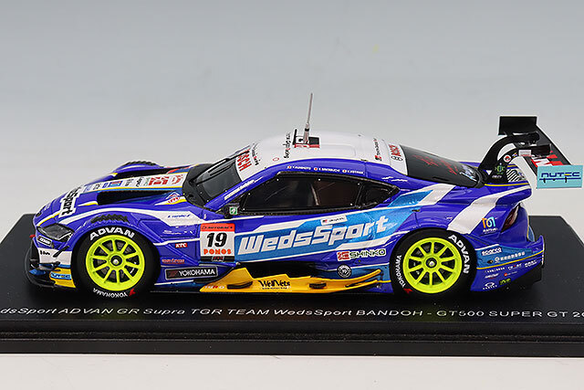 スパーク 1/43 ウェッズスポーツ アドバン GR スープラ TGR BANDOH #19