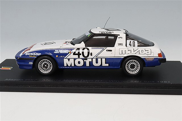 スパーク 1/43 マツダ RX7 モチュール TWR RT 1981 スパ24H