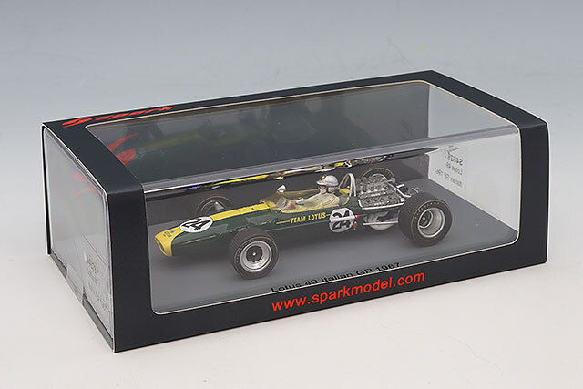 スパークモデル1／43．1967年ティームロータストランスポーターです スパーク 1/43 ロータス 49 F1 1967 イタリアGP #24 G.バゲッティ