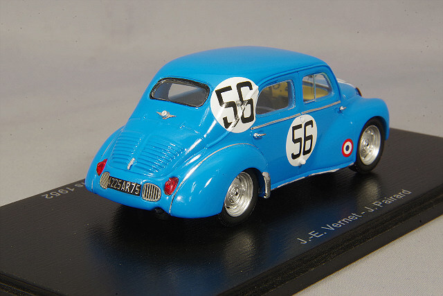 スパーク 1/43 ルノー 4CV 1063 1952 ルマン24H #56 J.E.ヴェルネ/J