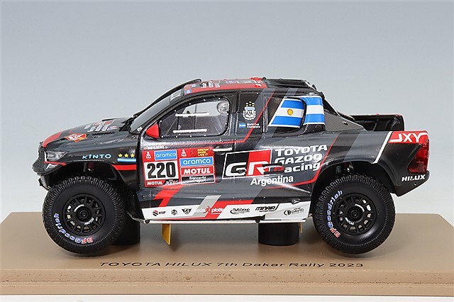 スパーク 1/43 トヨタ ハイラックス 2023 ダカール ラリー 7位 #220