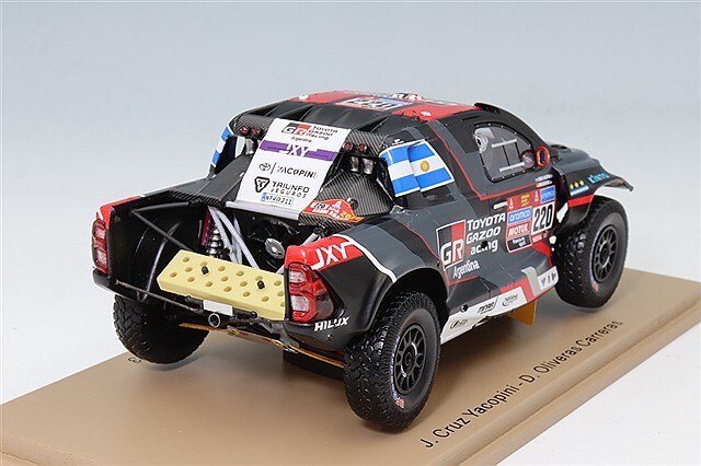 スパーク 1/43 トヨタ ハイラックス 2023 ダカール ラリー 7位 #220