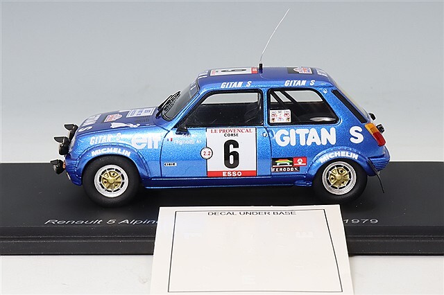 スパーク 1/43 ルノー 5 アルピーヌ 1979 ツールドコルス ラリー 2位