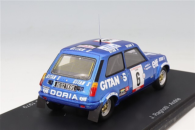 スパーク 1/43 ルノー 5 アルピーヌ 1979 ツールドコルス ラリー 2位