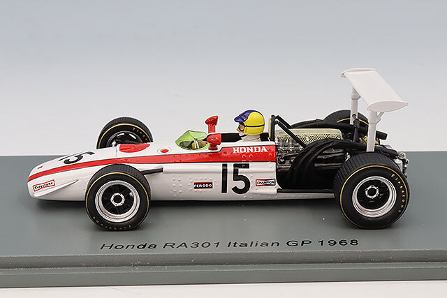 スパーク 1/43 ホンダ RA301 F1 1968 イタリアGP #15 D.ホッブス