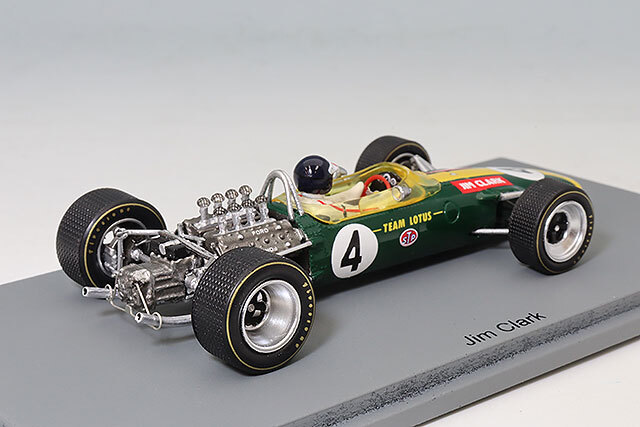 スパーク 1/43 ロータス 49 F1 1968 南アフリカGP ウィナー #4 J.クラーク