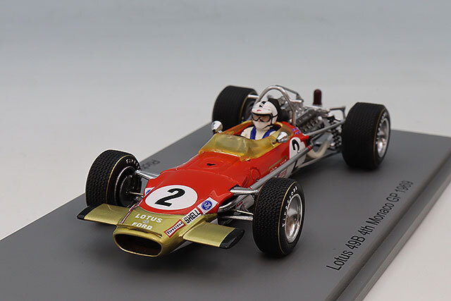 特価 Bosica/MERI 1/43 ロータス 49B Gold Leaf スパーク 1/43 ロータス 49B 1969 F1 モナコGP 4位 #2 R.アトウッド