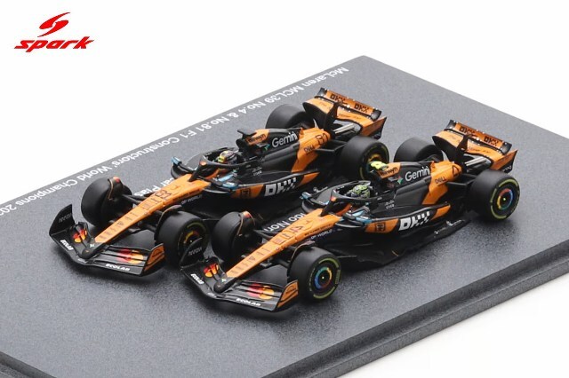 スパーク 1/64 マクラーレン MCL39 2025 F1 #4 L.ノリス & #81 O