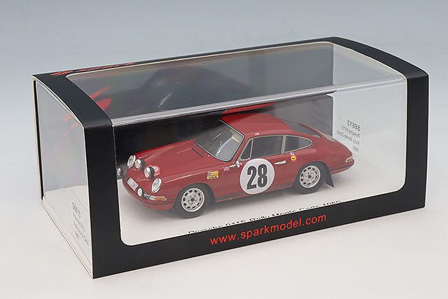 スパーク 1/43 ポルシェ 911S 1969 ラリー モンテカルロ #28 V.エル