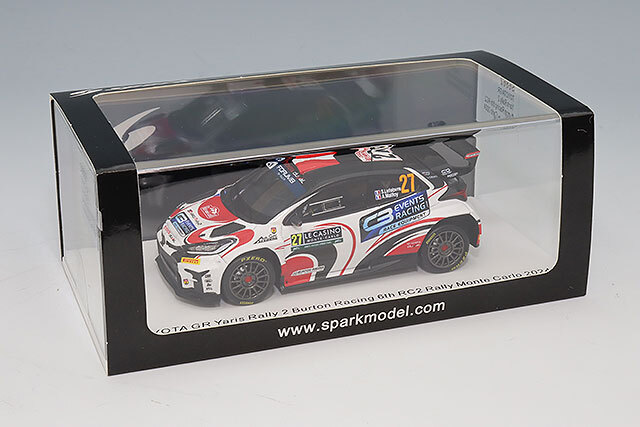 1/43 トヨタ GR ヤリス ラリー2 Rally2 チャンピオン2024 スパーク 1/43 トヨタ GR ヤリス ラリー 2 
