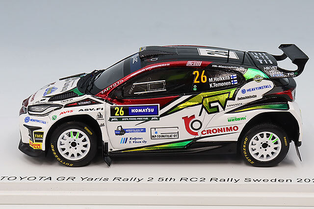 1/43 トヨタ GR ヤリス ラリー2 Rally2 チャンピオン2024 1/43 トヨタ GR ヤリス ラリー2 Rally2 チャンピオン2024