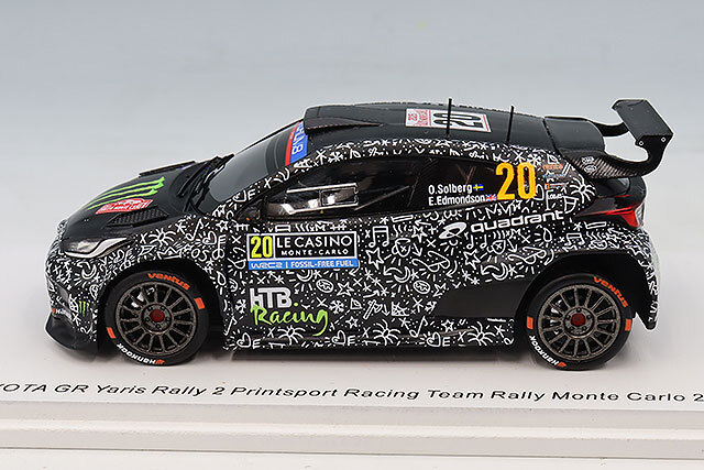 スパーク 1/43 トヨタ GR ヤリス ラリー2 プリントスポーツ 2025