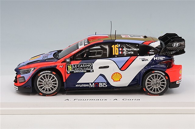 スパーク 1/43 ヒョンデ i20N ラリー1 2025 ラリー モンテカルロ 3位