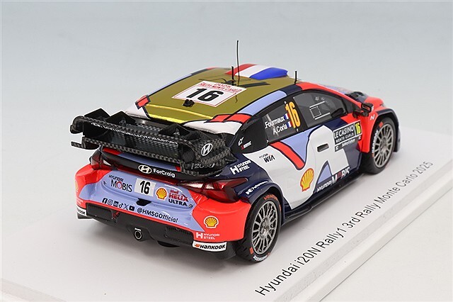 スパーク 1/43 ヒョンデ i20N ラリー1 2025 ラリー モンテカルロ 3位