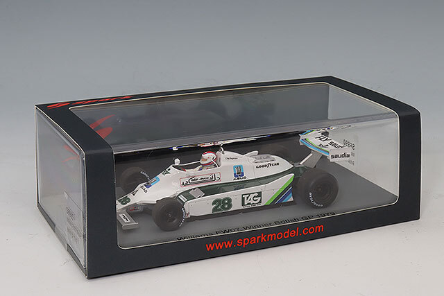 スパーク 1/43 ウィリアムズ FW07 F1 1979 イギリスGP ウィナー
