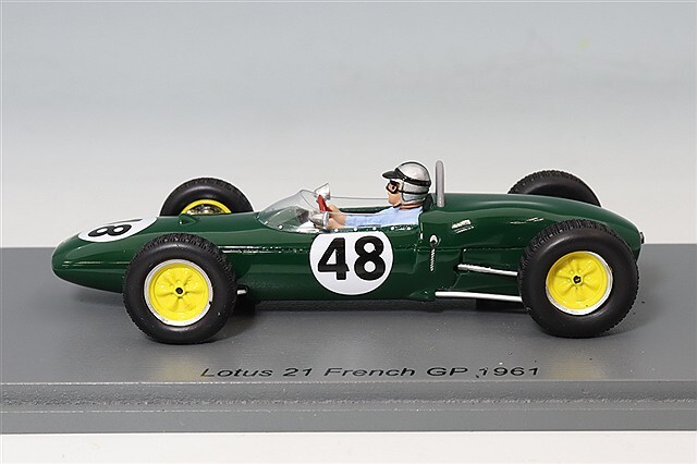 スパーク 1/43 ロータス 21 1961 F1 フランスGP #48 W.メレス