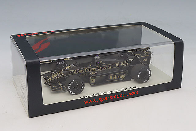スパーク 1/43 ロータス 98T 1986 F1 アメリカGP ウィナー #12 A.セナ