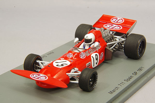 スパーク 1/43 マーチ 711 1971 F1 スペインGP #19 A.ソーラーロイグ