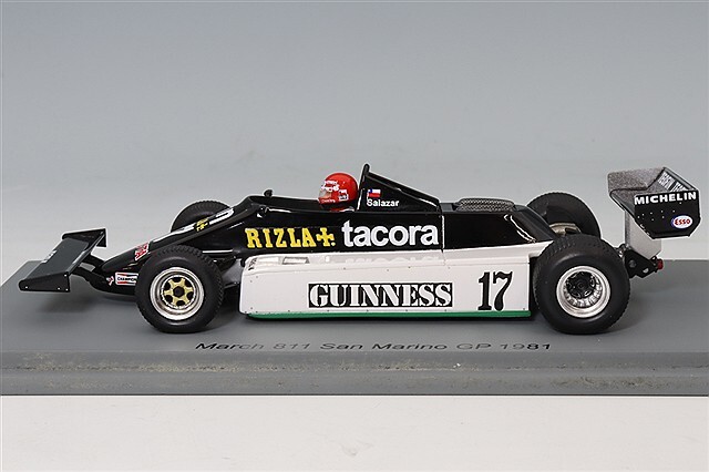 スパーク 1/43 マーチ 811 1981 F1 サンマリノGP #17 E.サラザール