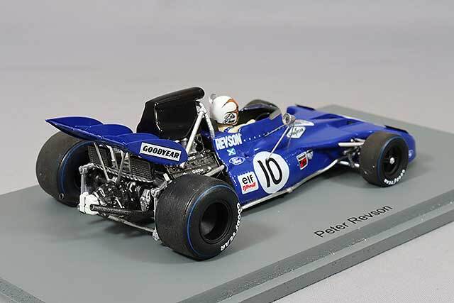 スパーク 1/43 ティレル 001 1971 F1 アメリカGP #10 P.レブソン