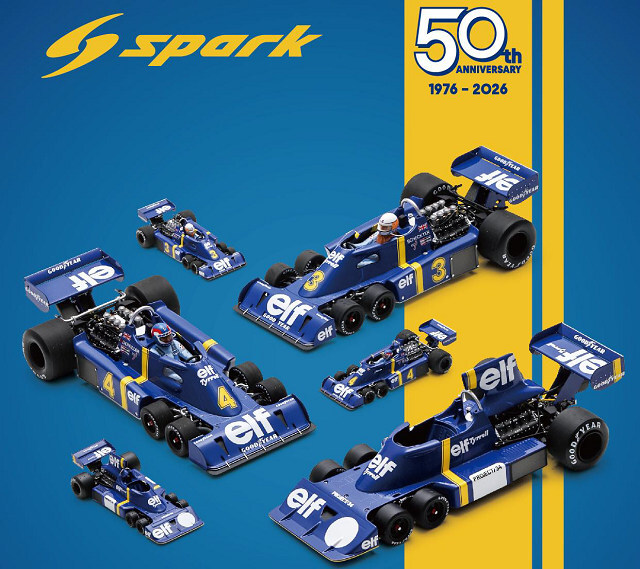 ☆予約品☆ スパーク 1/43 ティレル P34 1976 F1 スウェーデンGP