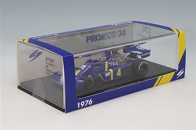 スパーク 1/43 ティレル P34 1976 F1 スウェーデンGP 2位 #4 P.デパイユ
