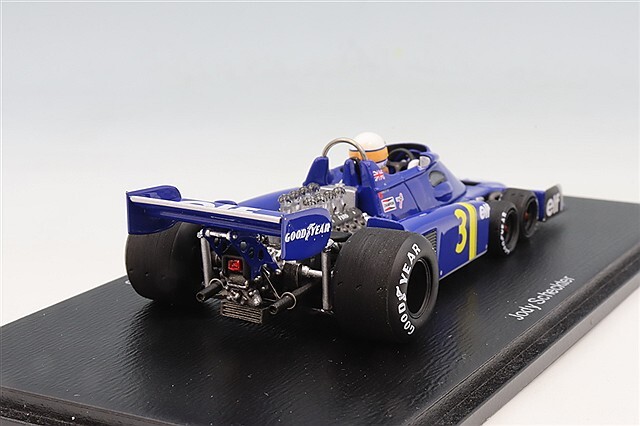 スパーク 1/43 ティレル P34 1976 F1 オランダGP 5位 #3 J.シェクター