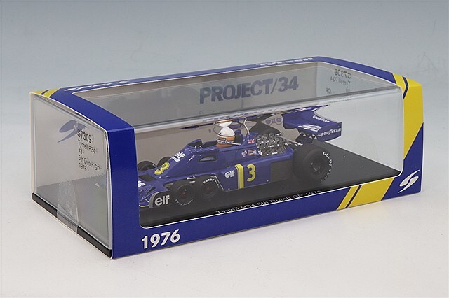 スパーク 1/43 ティレル P34 1976 F1 オランダGP 5位 #3 J.シェクター