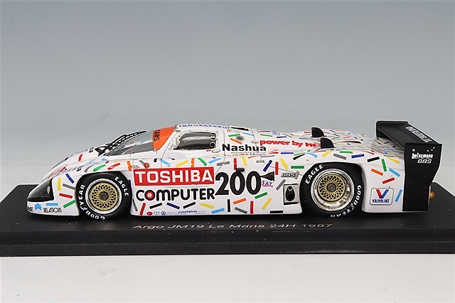 スパーク 1/43 アルゴ JM19 東芝 1987 ルマン24H #200 T.ピレット/J-P