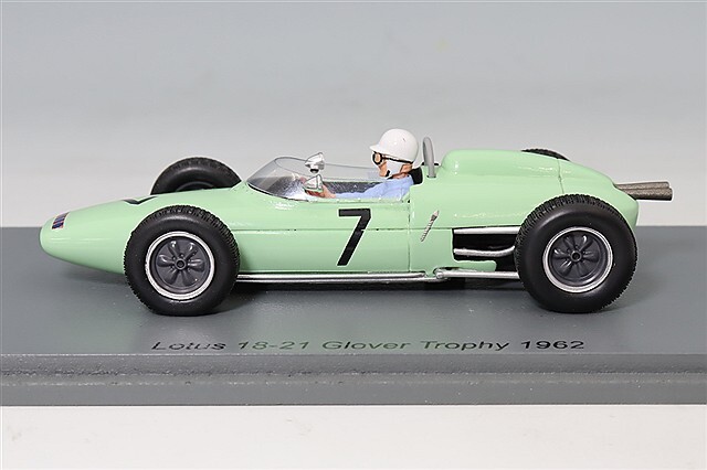 スパーク 1/43 ロータス 18-21 1962 グローバー トロフィー #7 S.モス